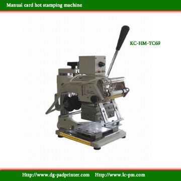 Flat Hot Stamping Printer For Card